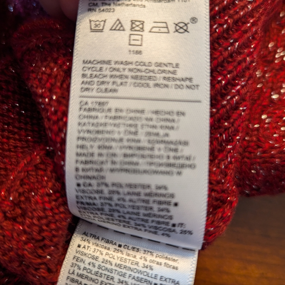 Athleta Crossroads Red Sweater - Picture 7 of 7